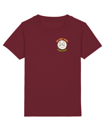 NU SUNT TIMID, CI NU TE PLAC - EMOJI / EMOTICON mic Burgundy