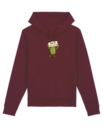 NOT SHY, I JUST DON`T LIKE YOU - CACTUS Burgundy