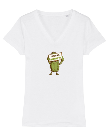 NOT SHY, I JUST DON`T LIKE YOU - CACTUS White