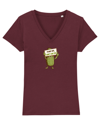NOT SHY, I JUST DON`T LIKE YOU - CACTUS Burgundy