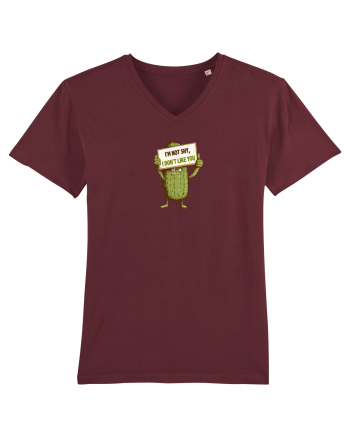 NOT SHY, I JUST DON`T LIKE YOU - CACTUS Burgundy