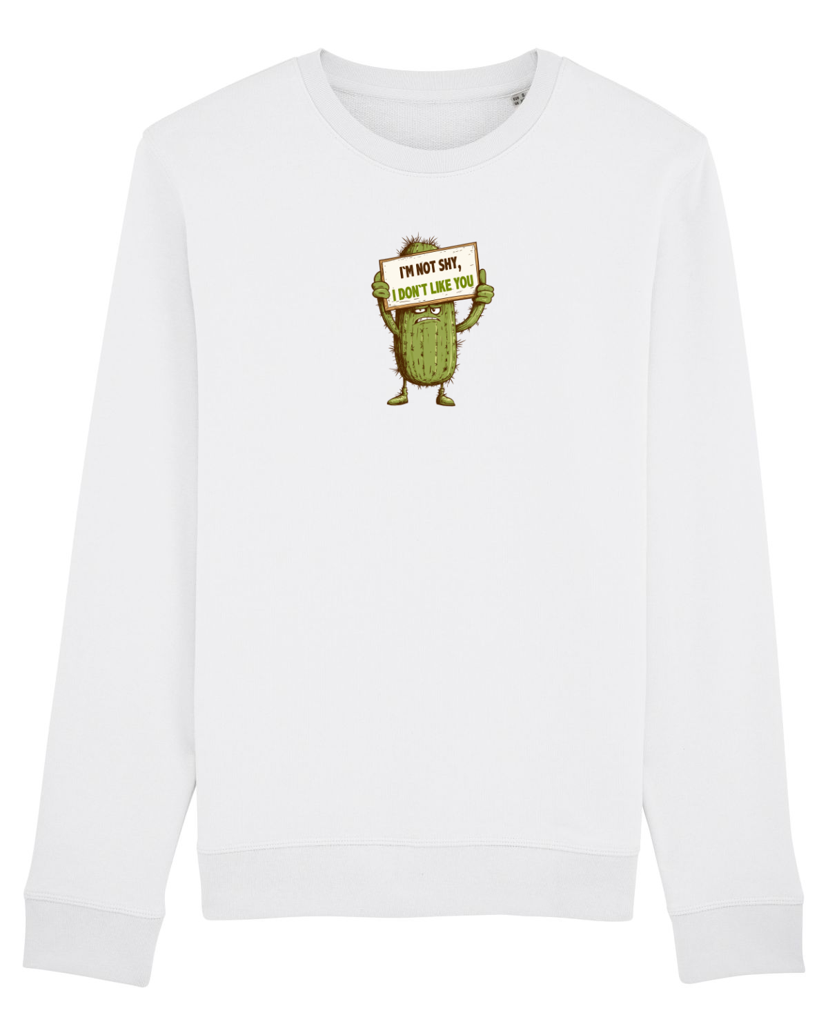 Bluză mânecă lungă Unisex Rise White