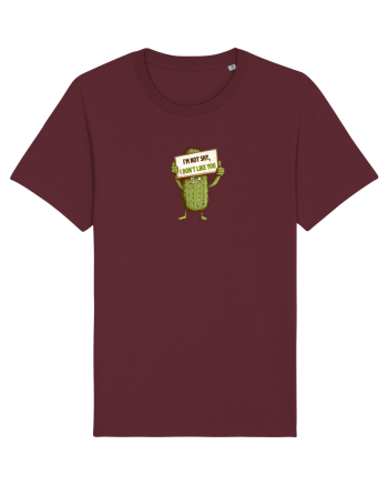NOT SHY, I JUST DON`T LIKE YOU - CACTUS Burgundy