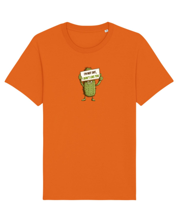 NOT SHY, I JUST DON`T LIKE YOU - CACTUS Bright Orange