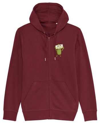 NOT SHY, I JUST DON`T LIKE YOU - CACTUS lateral Burgundy