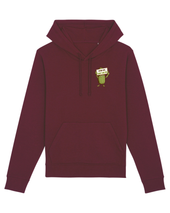 NOT SHY, I JUST DON`T LIKE YOU - CACTUS lateral Burgundy