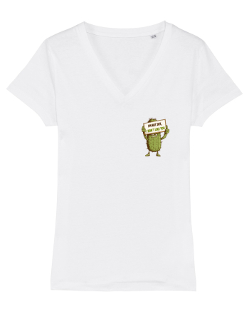 NOT SHY, I JUST DON`T LIKE YOU - CACTUS lateral White