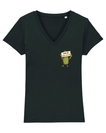 NOT SHY, I JUST DON`T LIKE YOU - CACTUS lateral Black