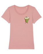 NOT SHY, I JUST DON`T LIKE YOU - CACTUS lateral Tricou mânecă scurtă guler larg fitted Damă Expresser