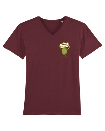 NOT SHY, I JUST DON`T LIKE YOU - CACTUS lateral Burgundy