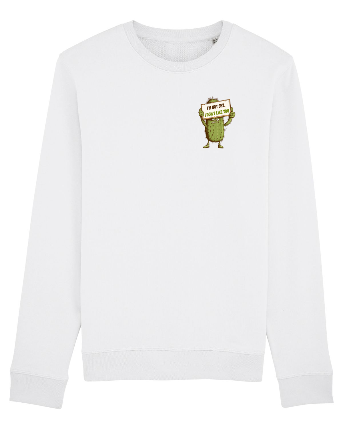 Bluză mânecă lungă Unisex Rise White