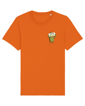 NOT SHY, I JUST DON`T LIKE YOU - CACTUS lateral Bright Orange