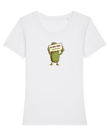 NU SUNT TIMID, NU TE PLAC - CACTUS  White
