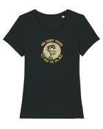 NU SUNT TIMID, CI NU TE PLAC - ZOMBIE Tricou mânecă scurtă guler larg fitted Damă Expresser