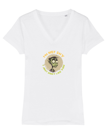 NOT SHY, I JUST DON`T LIKE YOU- ZOMBIE White