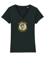 NOT SHY, I JUST DON`T LIKE YOU- ZOMBIE Tricou mânecă scurtă guler V Damă Evoker