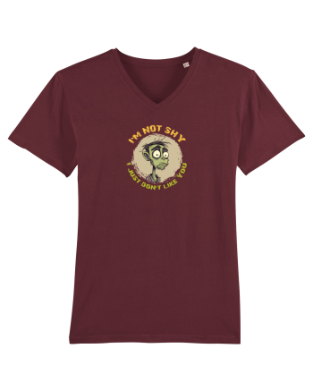 NOT SHY, I JUST DON`T LIKE YOU- ZOMBIE Burgundy
