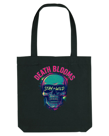 Death Blooms – Stay Wild Neon Skull Black