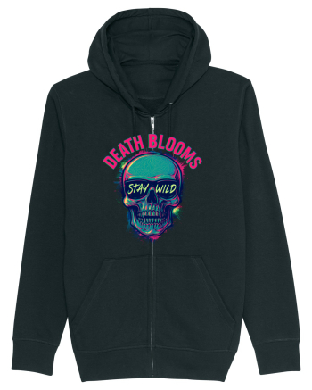 Death Blooms – Stay Wild Neon Skull Black