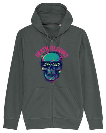Death Blooms – Stay Wild Neon Skull Anthracite