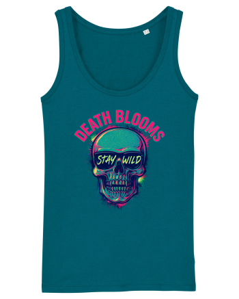Death Blooms – Stay Wild Neon Skull Ocean Depth
