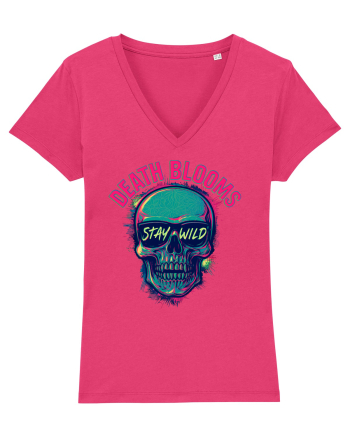 Death Blooms – Stay Wild Neon Skull Raspberry