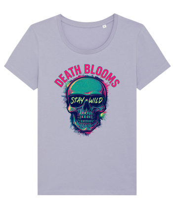 Death Blooms – Stay Wild Neon Skull Lavender
