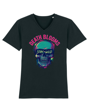 Death Blooms – Stay Wild Neon Skull Black