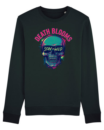 Death Blooms – Stay Wild Neon Skull Black