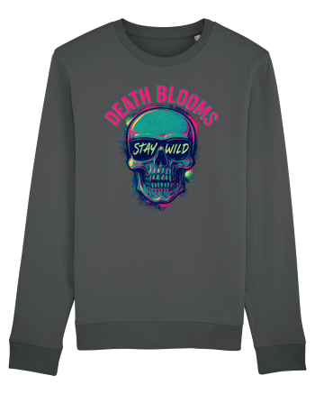 Death Blooms – Stay Wild Neon Skull Anthracite