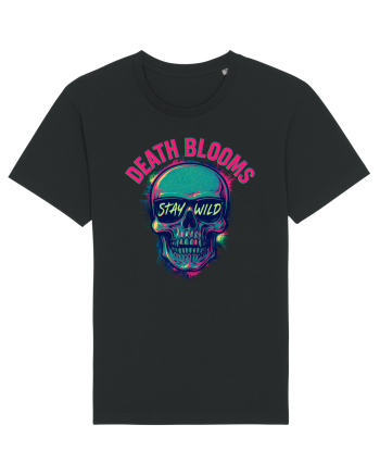Death Blooms – Stay Wild Neon Skull Black