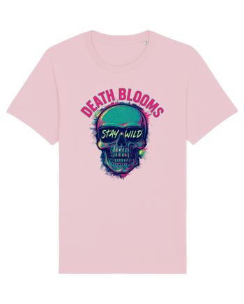 Death Blooms – Stay Wild Neon Skull Cotton Pink
