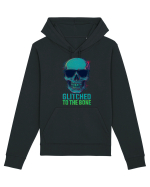 Glitched to the Bone Skull Hanorac Unisex Drummer