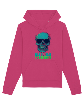 Glitched to the Bone Skull Raspberry