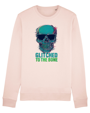 Glitched to the Bone Skull Candy Pink