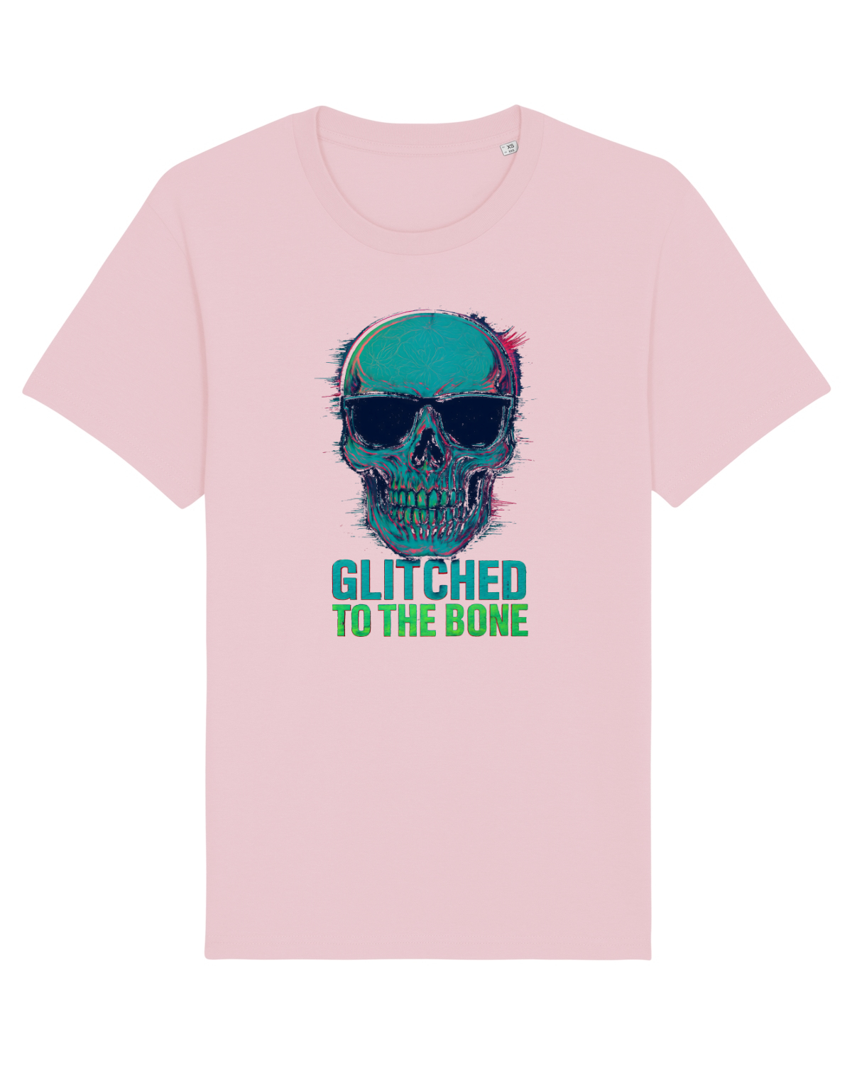 Tricou mânecă scurtă Unisex Rocker Cotton Pink