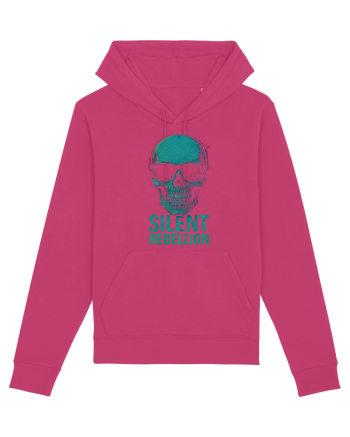 Silent Rebellion Skull Raspberry