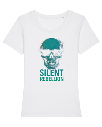 Silent Rebellion Skull White