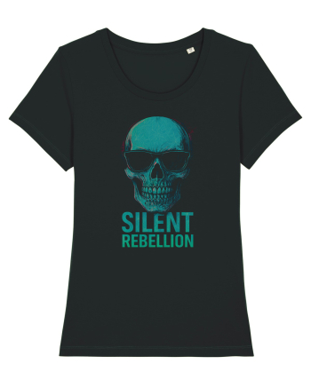 Silent Rebellion Skull Black