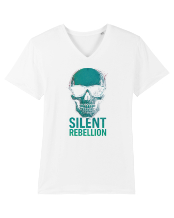 Silent Rebellion Skull White