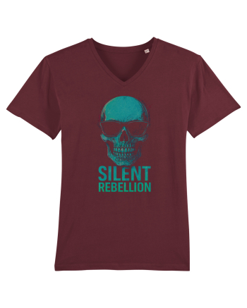 Silent Rebellion Skull Burgundy