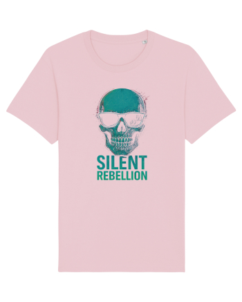 Silent Rebellion Skull Cotton Pink