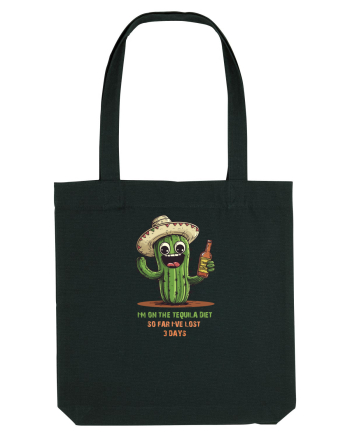 I`M ON THE TEQUILA DIET, SO FAR I`VE LOST 3 DAYS Black