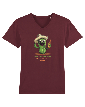 I`M ON THE TEQUILA DIET, SO FAR I`VE LOST 3 DAYS Burgundy