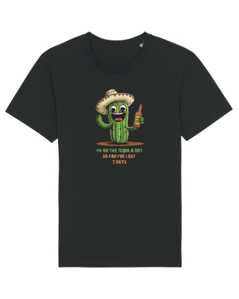 I`M ON THE TEQUILA DIET, SO FAR I`VE LOST 3 DAYS Black