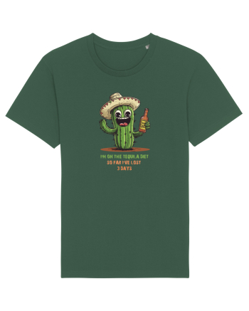 I`M ON THE TEQUILA DIET, SO FAR I`VE LOST 3 DAYS Bottle Green