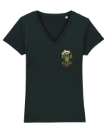 I`M ON THE TEQUILA DIET, SO FAR I`VE LOST 3 DAYS - piept lateral Tricou mânecă scurtă guler V Damă Evoker