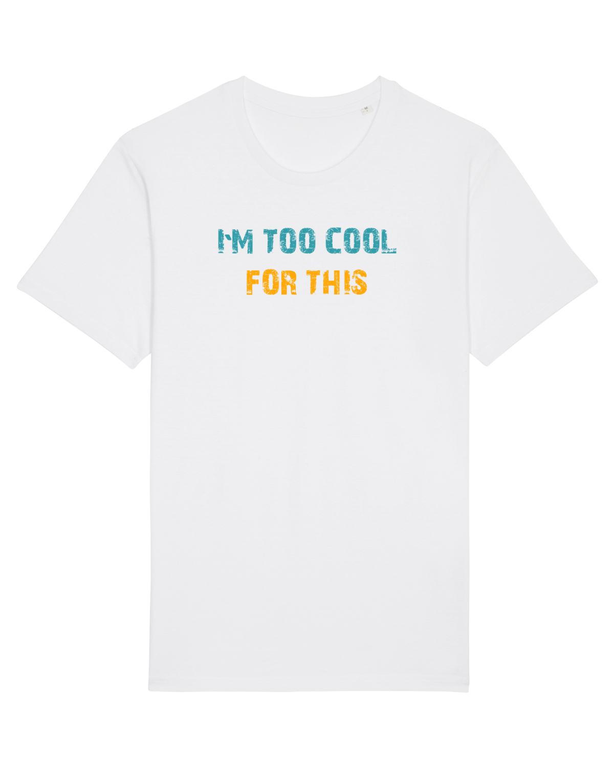 Tricou mânecă scurtă Unisex Rocker White
