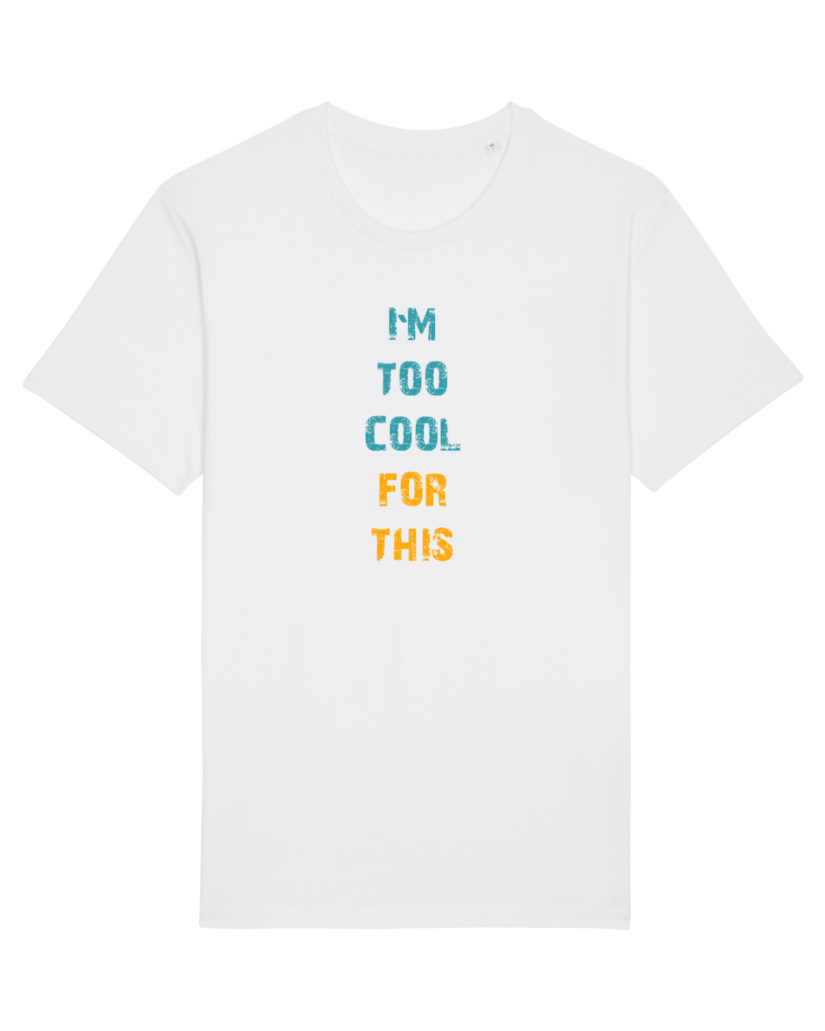 Tricou mânecă scurtă Unisex Rocker White