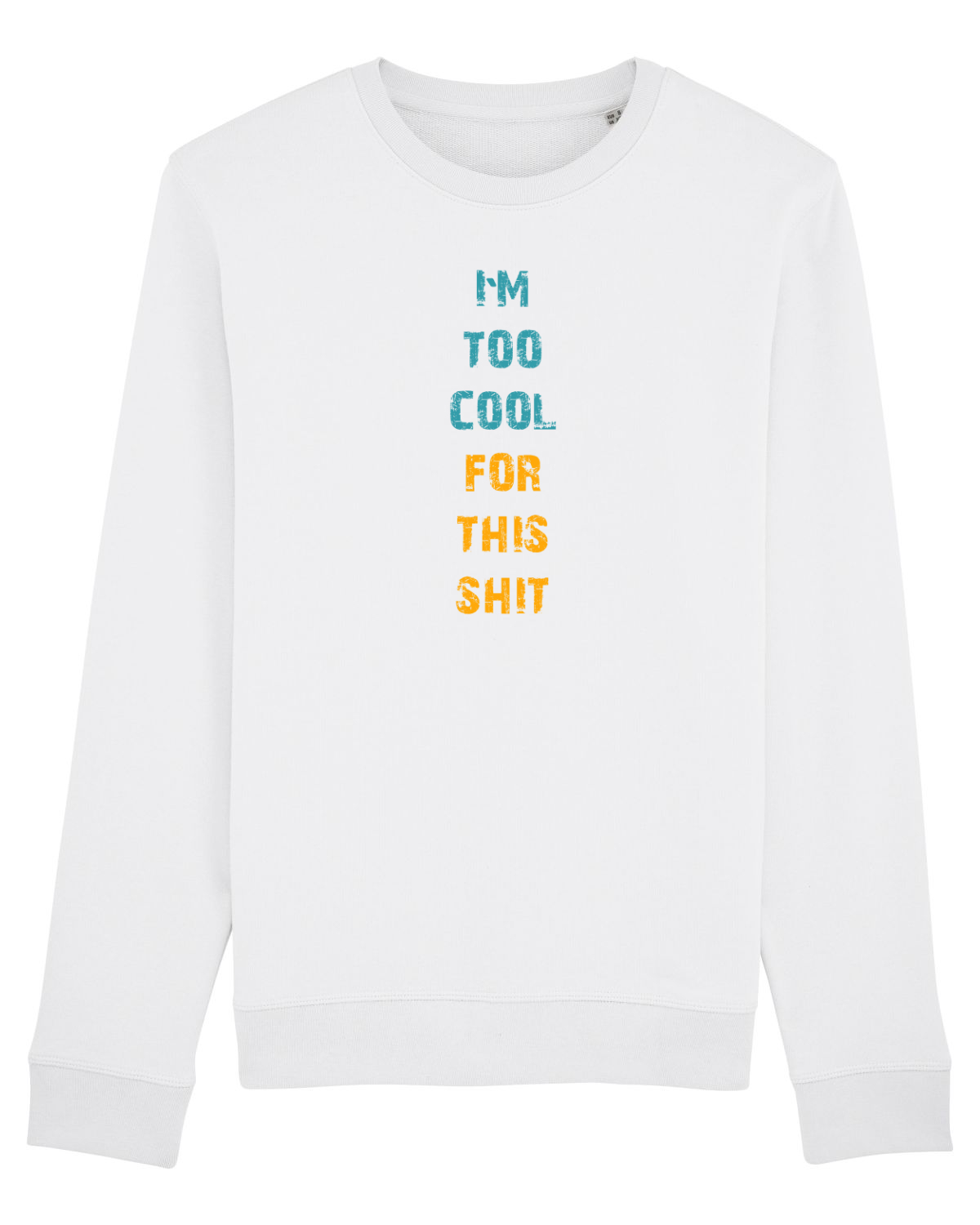 Bluză mânecă lungă Unisex Rise White